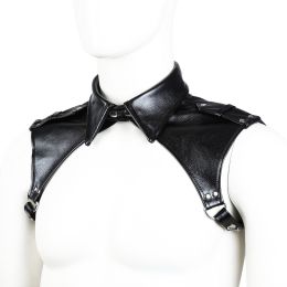 Leather Chest Strap Leather Bodysuit