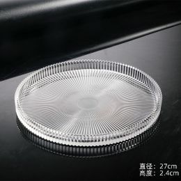 Plate Dish Transparent Fruit Glass Plate