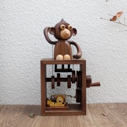 Hand Wooden Toy Creative Gift (Option: Hapi Monkey)