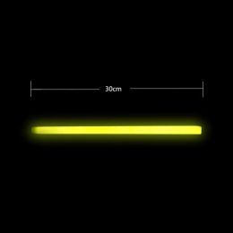 Outdoor Lighting Props For The Aid Concert, Large Fluorescent Sticks (Option: 30cm yellow 6pieces)