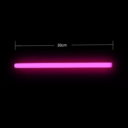 Outdoor Lighting Props For The Aid Concert, Large Fluorescent Sticks (Option: 30cm pink 6pieces)