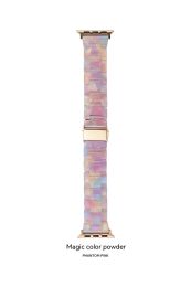 Three Bead Resin New Color Strap (Option: Fantasy Pink-42or44or45or49mm)