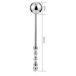 Stainless Steel Metal Anal Plug Hand Tapping Butt Tapping (Option: Baseball large)