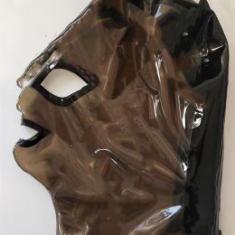 Home Fashion Minimalist Latex Head Cover (Option: Black-M)