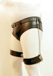 Anal Plug Pants Rear Court Insert Tight Binding Conditioning Chastity Pants (Option: 2 Style)