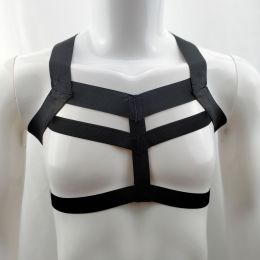 Show Big Breasts With Bar Dance Stage Costumes (Option: Black-One Size)