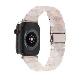 Three Bead Resin New Color Strap (Option: Fluorescent white-42or44or45or49mm)