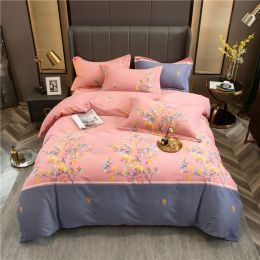 Four-piece Cotton Thickened Bedding For Autumn And Winter All Cotton Dormitory (Option: 15 Style-2.0m)