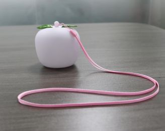 Cartoon Lovely Bedroom Colorful Apple Small Night Lamp Eye Protection (Option: Y31001 White Flash)