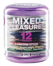 One next generation 12 pack condoms mixed pleasures (SKU: TCN-7705-21)