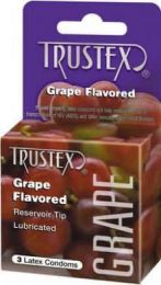 Grape Flavored Condom 3 pack (SKU: T4030)