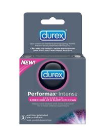 Durex Latex Condoms Performax Intense 3 pack (SKU: R85327)