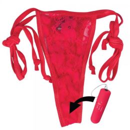 My Secret Remote Control Vibrating Panty Red O/S (SKU: SCRPNTYR101)