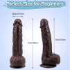 VSEN No.2 big dildo for women big penis Manual artificial penis Large size dildo woman masturbator Black penis erotic toys big dick