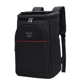 Outdoor Backpack Large Capacity Picnic Bag (Color: Black)